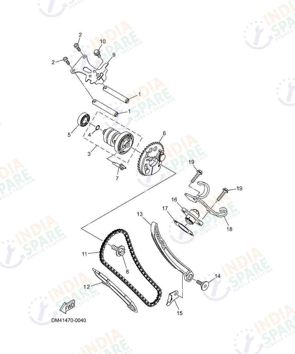 YAMAHA DM48 R15 V4 Series CAMSHAFT & CHAIN